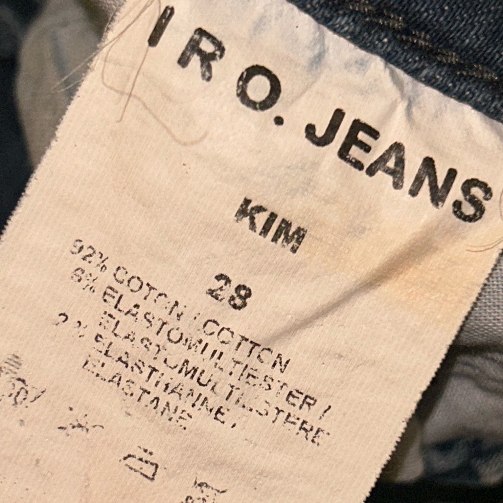 IRO Kim Faded‎ Blue Mid Rise Jeans Size 28 - Picture 3 of 9